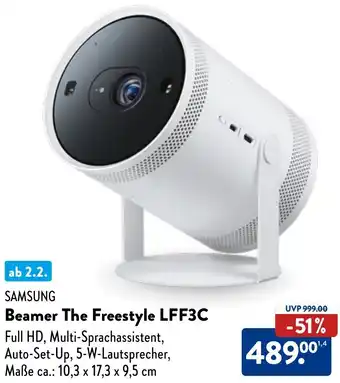 Aldi Nord SAMSUNG Beamer The Freestyle LFF3C Angebot