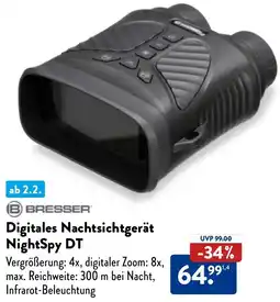 Aldi Nord BRESSER Digitales Nachtsichtgerät NightSpy DT Angebot