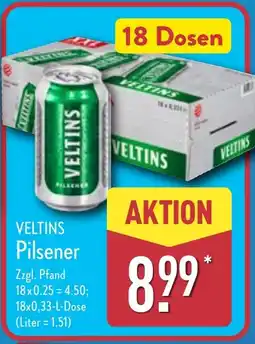 Aldi Nord VELTINS Pilsener Angebot