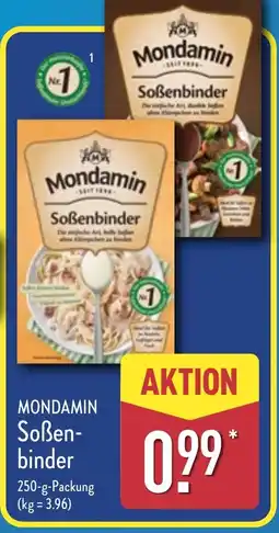 Aldi Nord MONDAMIN Soßenbinder Angebot