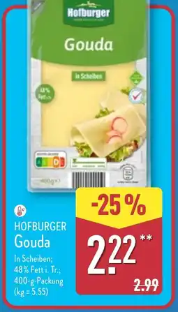 Aldi Nord HOFBURGER Gouda Angebot