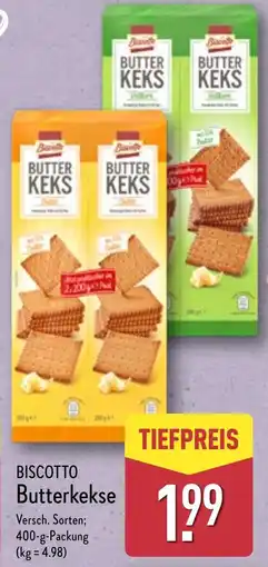 Aldi Nord BISCOTTO Butterkekse Angebot