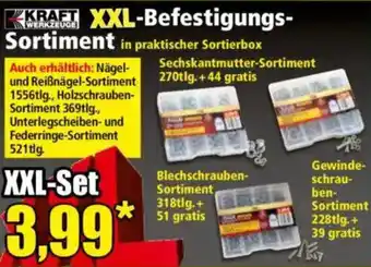 Norma KRAFT WERKZEUGE XXL-Befestigungs Sortiment Angebot