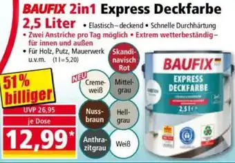 Norma BAUFIX 2in1 Express Deckfarbe Angebot