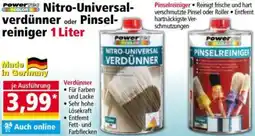 Norma Powertec Color Nitro-Universalverdünner oder Pinselreiniger Angebot