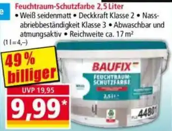 Norma BAUFIX Feuchtraum-Schutzfarbe Angebot