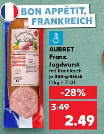 Kaufland AUBRET Franz. Jagdwurst Angebot