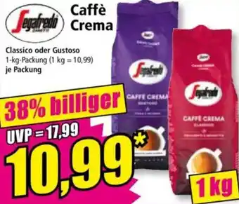 Norma Segafredo Caffè Crema Angebot