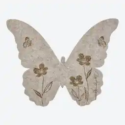 NKD Deckchen aus Filz im Schmetterling-Design, ca. 27x35cm Angebot