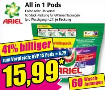 Norma ARIEL All in 1 Pods Angebot