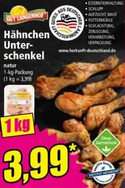 Norma GUT LANGENHOF Hähnchen Unterschenkel Angebot