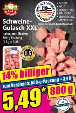 Norma Gut Bartenhof Schweine Gulasch XXL Angebot