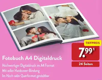 Aldi Nord Fotobuch A4 Digitaldruck Angebot