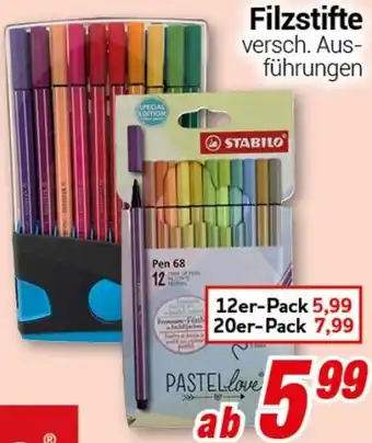 CENTERSHOP STABILO Filzstifte Angebot