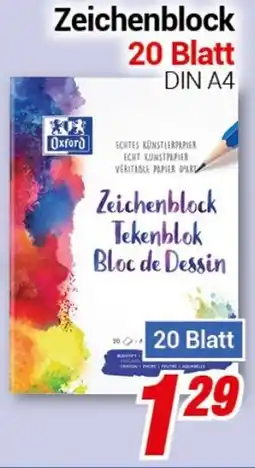 CENTERSHOP Oxford Zeichenblock Angebot