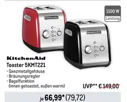 METRO KitchenAid Toaster 5KMT221 Angebot