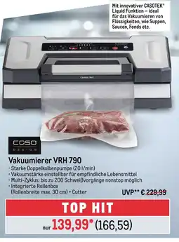 METRO caso DESIGN Vakuumierer VRH 790 Angebot