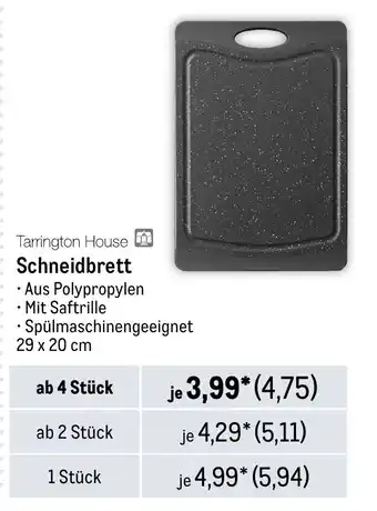 METRO Tarrington House Schneidbrett Angebot