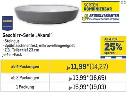 METRO METRO PROFESSIONAL Geschirr-Serie „Akami“ Angebot