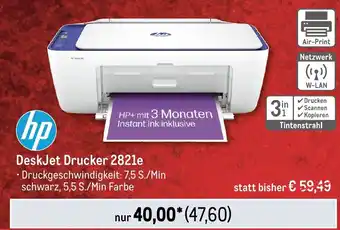 METRO hp DeskJet Drucker 2821e Angebot