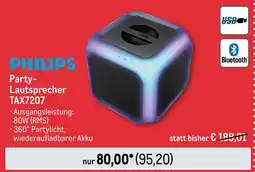 METRO PHILIPS Party- Lautsprecher TAX7207 Angebot