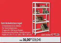 METRO Getränkekistenregal Angebot