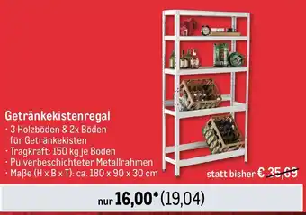 METRO Getränkekistenregal Angebot