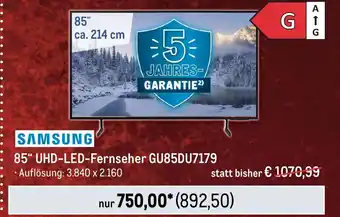 METRO SAMSUNG 85" UHD-LED-Fernseher GU85DU7179 Angebot