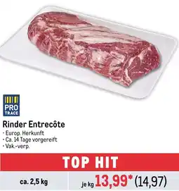 METRO Rinder Entrecôte Angebot