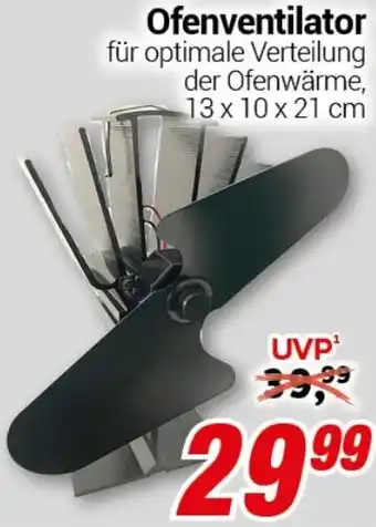 CENTERSHOP Ofenventilator Angebot
