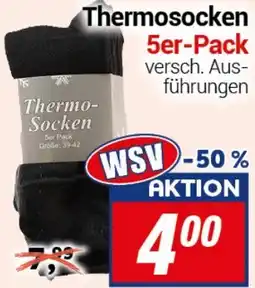 CENTERSHOP Thermosocken Angebot