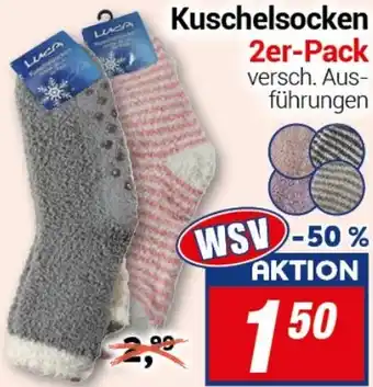 CENTERSHOP Kuschelsocken 2er-Pack Angebot