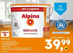 Globus Baumarkt Alpina Edelweiß Angebot