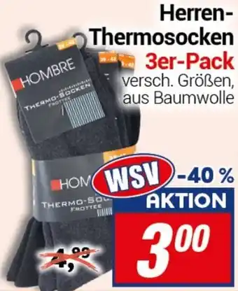 CENTERSHOP Herren Thermosocken 3er-Pack Angebot