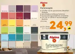 Globus Baumarkt Alpina Farbrezepte Angebot