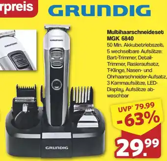 Famila Nord West GRUNDIG Multihaarschneideset MGK 6840 Angebot