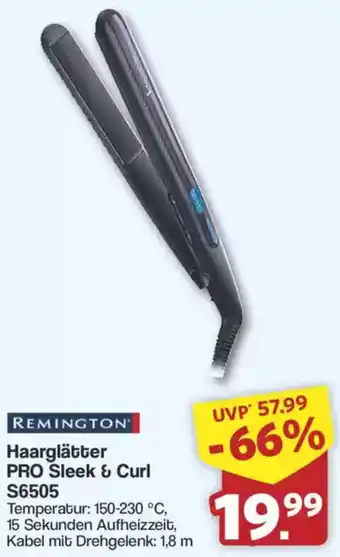 Famila Nord West REMINGTON Haarglätter PRO Sleek & Curl S6505 Angebot