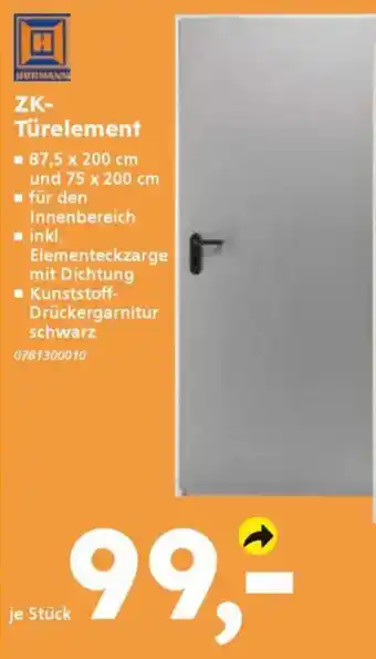 Globus Baumarkt HORMANN ZK- Türelement Angebot