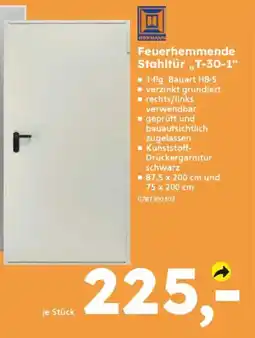 Globus Baumarkt HORMANN Feuerhemmende Stahltür „,T-30-1" Angebot