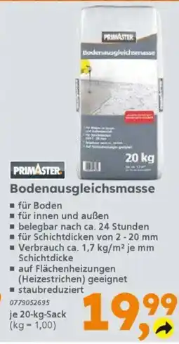 Globus Baumarkt PRIMASTER Bodenausgleichsmasse Angebot