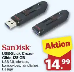 Famila Nord West SanDisk USB-Stick Cruzer Glide 128 GB Angebot