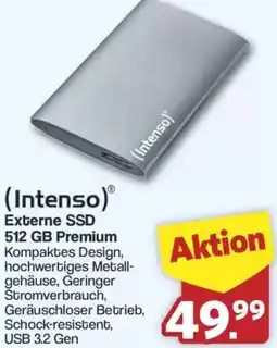 Famila Nord West (Intenso) Externe SSD 512 GB Premium Angebot