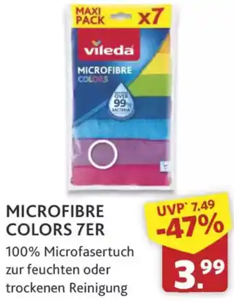 Famila Nord West Vileda microfibre colors 7er Angebot