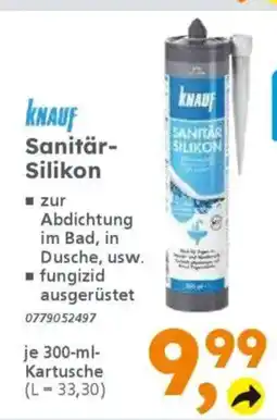 Globus Baumarkt KNAUF Sanitär- Silikon Angebot