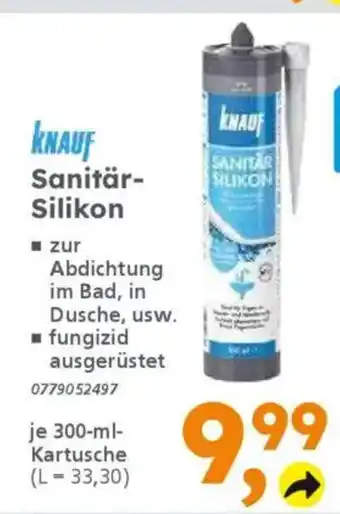 Globus Baumarkt KNAUF Sanitär- Silikon Angebot