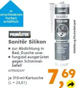 Globus Baumarkt PRIMASTER Sanitär Silikon Angebot