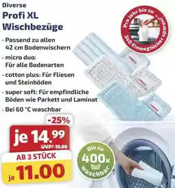 Famila Nord West LEIFHEIT Diverse Profi XL Wischbezüge Angebot