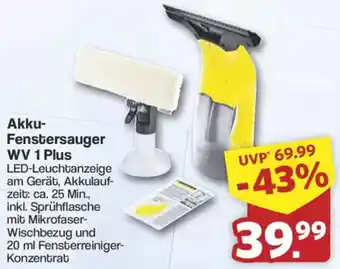 Famila Nord West KÄRCHER Akku Fenstersauger WV 1 Plus Angebot