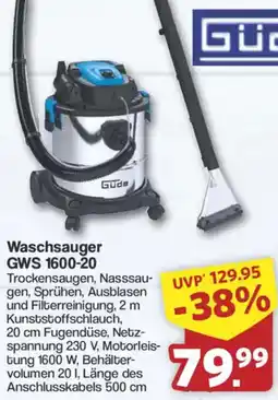 Famila Nord West Güde Waschsauger GWS 1600-20 Angebot