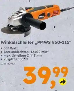 Globus Baumarkt PRIMASTER Winkelschleifer,,PMWS 850-115" Angebot